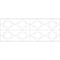 Ekena Millwork Set of Four Panels for 94 1/2"W x 36 1/4"H Gypsum Fretwork Wainscot Wall Paneling WPKP18X01X47GYP - alternate 5